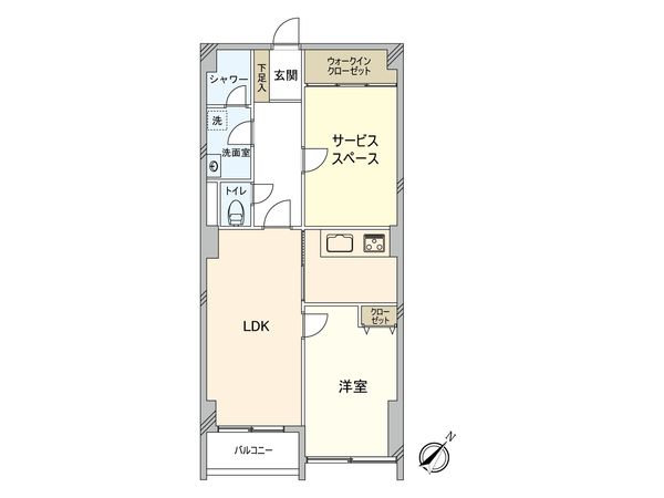 メゾンドール高田馬場 間取図(平面図)