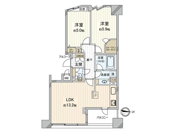 ゼファー目白ビアージュ 間取図(平面図)