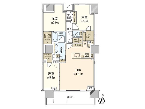 間取図(平面図)