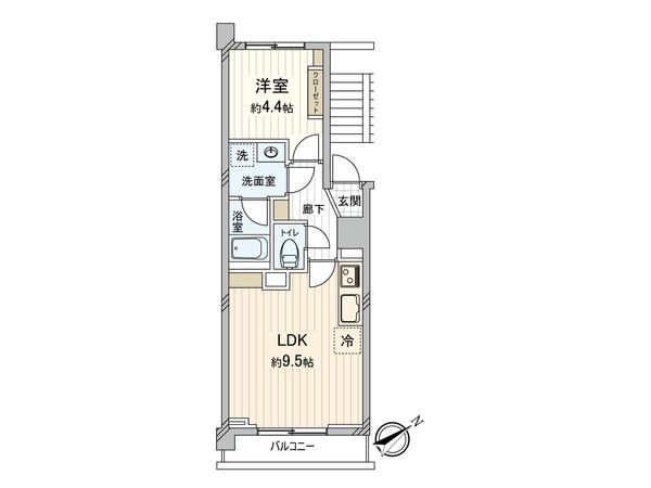 高田馬場ローヤルコーポ 間取図(平面図) 高田馬場ローヤルコーポ 間取図(平面図)