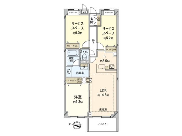 グランツオーベル目白近衛町 間取図(平面図) グランツオーベル目白近衛町 間取図(平面図)