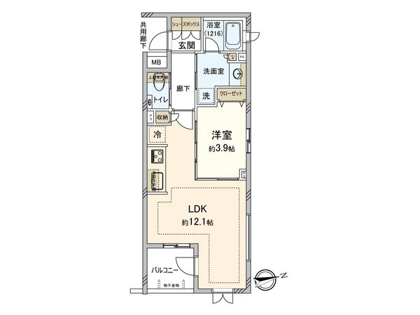 ディアスタ早稲田 諏訪通り 間取図(平面図)