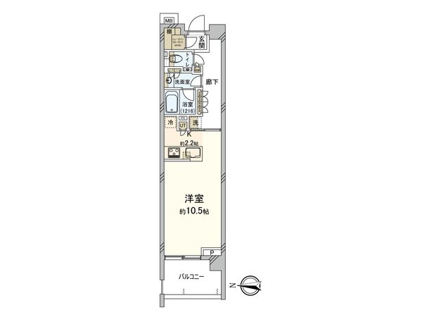 パークシティ高田馬場 間取図(平面図)