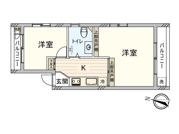 高田馬場ローヤルコーポ 間取図(平面図) 高田馬場ローヤルコーポ 間取図(平面図)