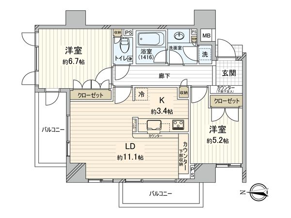 グランドメゾン西早稲田 間取図(平面図) グランドメゾン西早稲田 間取図(平面図)