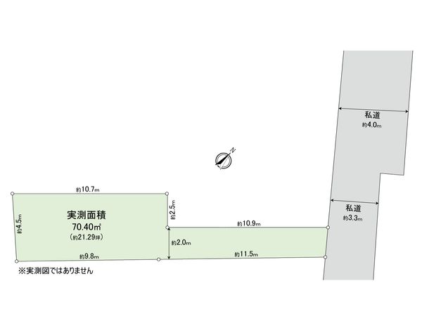 本町3丁目 土地 2区画 区画図 区画図