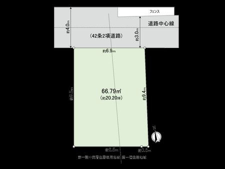 新宿区新宿6丁目 土地 地形図