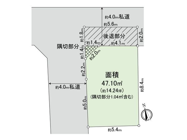 新宿区新宿6丁目 土地 地形図