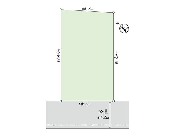 渋谷区本町4丁目 土地 区画図 渋谷区本町4丁目 土地 区画図