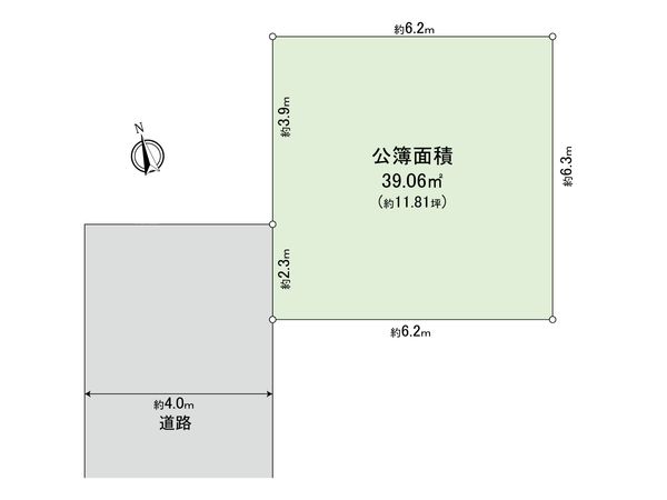 新宿区北新宿3丁目土地 区画図 新宿区北新宿3丁目土地 区画図