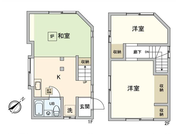 本町4丁目 戸建 間取図(平面図) 本町4丁目 戸建 間取図(平面図)