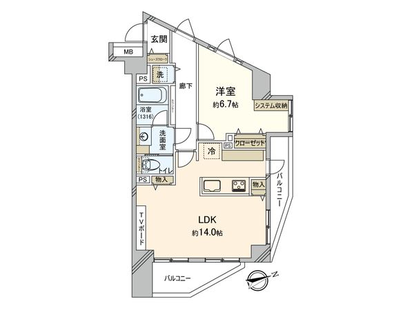 間取図(平面図)