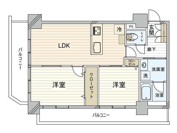 ライオンズマンション新宿東公園 間取図(平面図) ライオンズマンション新宿東公園 間取図(平面図)