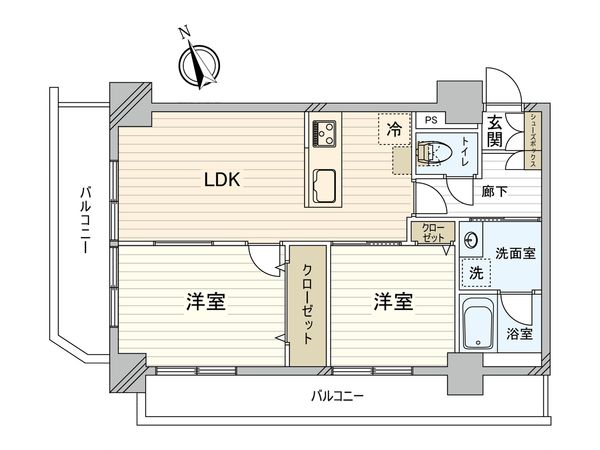 ライオンズマンション新宿東公園 間取図(平面図) ライオンズマンション新宿東公園 間取図(平面図)