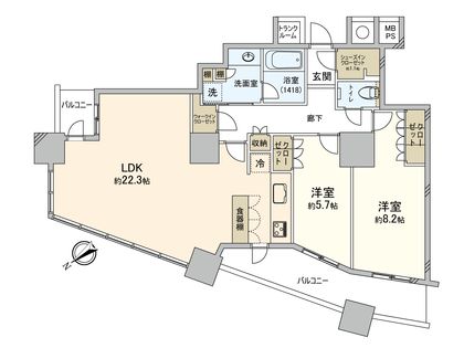 間取図(平面図)