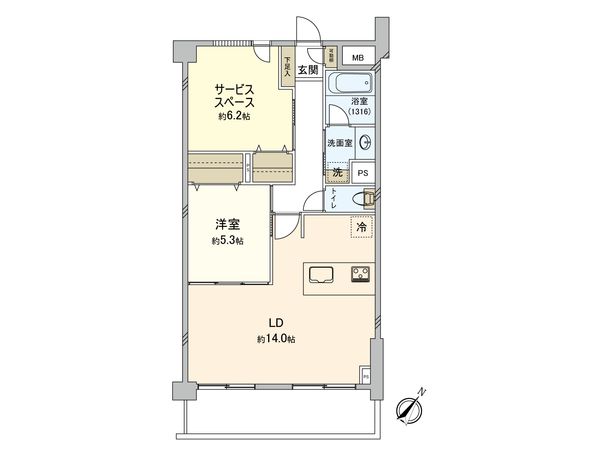 藤和シティホームズ代々木Ⅱ 間取図(平面図) 藤和シティホームズ代々木Ⅱ 間取図(平面図)