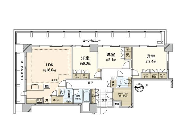 ファミール新宿グランスィートタワー 間取図(平面図) ファミール新宿グランスィートタワー 間取図(平面図)