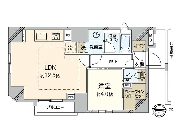 ピアース新宿三丁目 間取図(平面図) ピアース新宿三丁目 間取図(平面図)