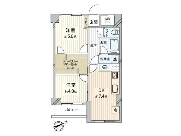 パイロットハウス北新宿 間取図(平面図) パイロットハウス北新宿 間取図(平面図)