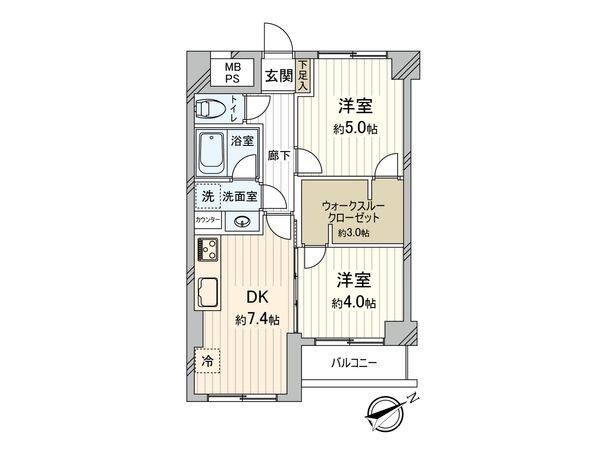 パイロットハウス北新宿 間取図(平面図) パイロットハウス北新宿 間取図(平面図)