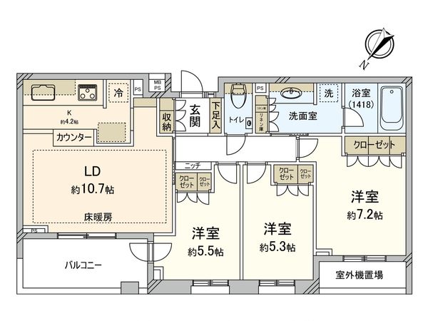 間取図(平面図)