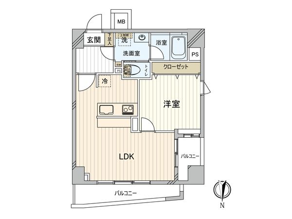 フィールE北新宿 間取図(平面図) フィールE北新宿 間取図(平面図)