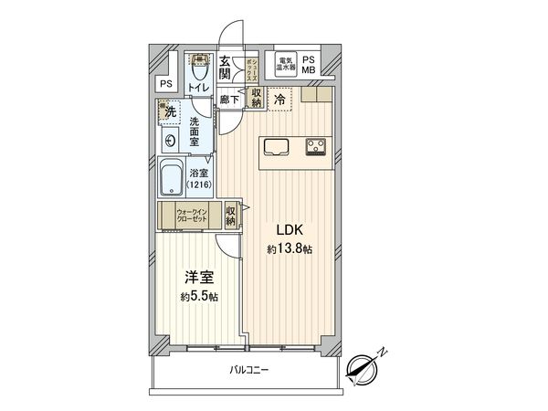 アルテール新宿 間取図(平面図)