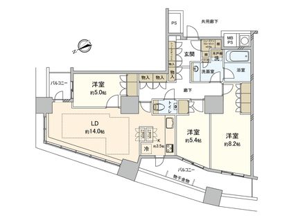 間取図(平面図)