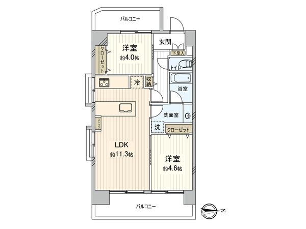 間取図(平面図)