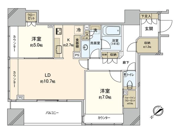 間取図(平面図)