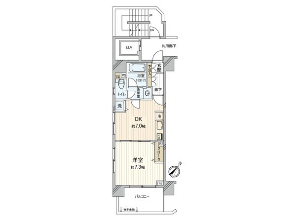 アイディーコート新宿西ディアナ 間取図(平面図) 間取図(平面図)