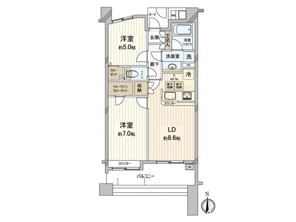 シーズクロノス新宿戸山 間取図(平面図) シーズクロノス新宿戸山 間取図(平面図)