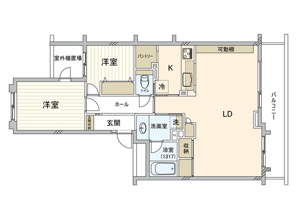 杉並和泉ハイム 間取図(平面図) 間取図(平面図)