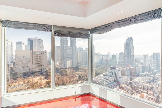 シティタワー新宿新都心 リビング