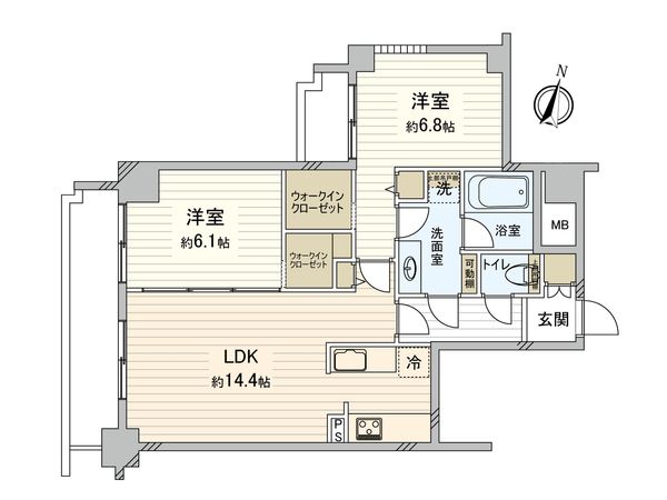アドリーム笹塚 間取図(平面図) 間取図(平面図)