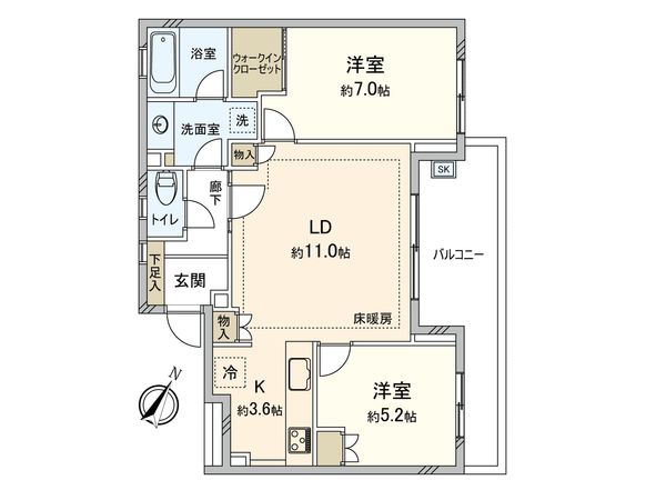 間取図(平面図)