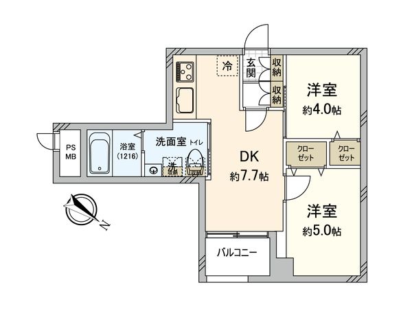 豊栄新都心マンション 間取図(平面図) 間取図(平面図)
