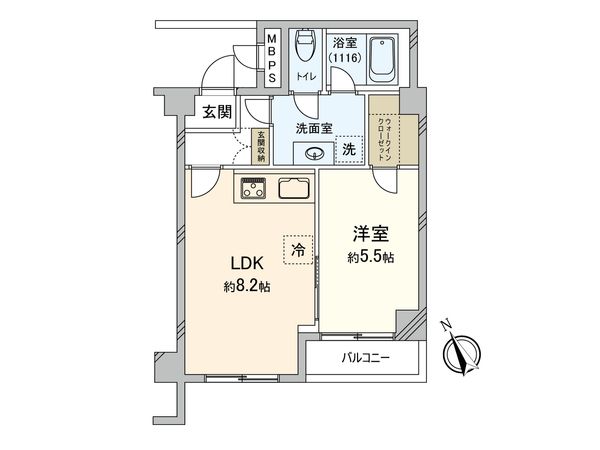 パイロットハウス北新宿 間取図(平面図) 間取図(平面図)
