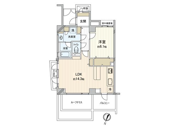 幡ヶ谷ハイムグランシス 間取図(平面図) 間取図(平面図)