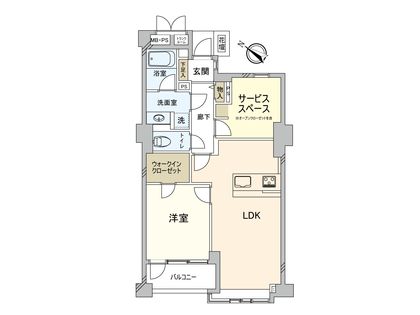 グランドメゾン幡ヶ谷 間取図(平面図)