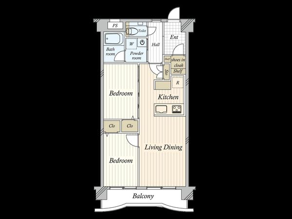 大久保杉ハイム 間取図(平面図) 間取図(平面図)