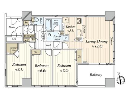 間取図(平面図)
