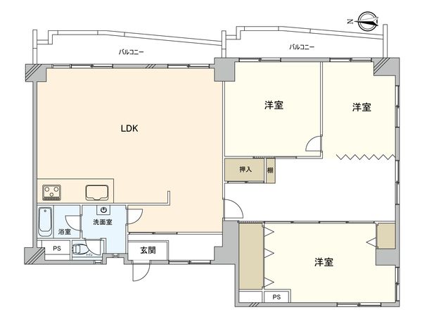小名木川ハウス 間取図(平面図) 間取図(平面図)