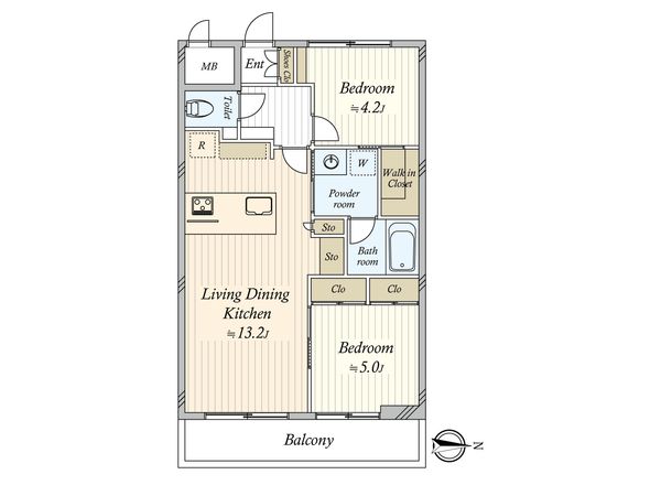 永谷リヴュール新宿 間取図(平面図)