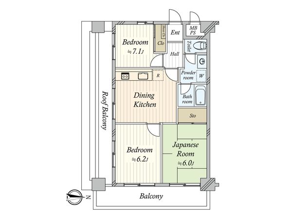 ハイネスロフティ 間取図(平面図) 間取図(平面図)