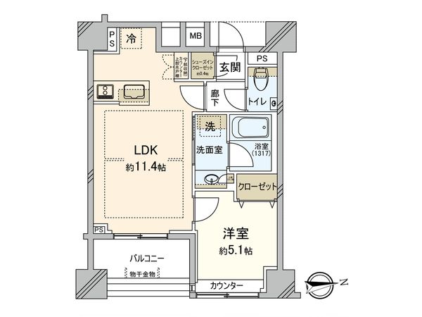 パークホームズ初台 間取図(平面図) パークホームズ初台 間取図(平面図)