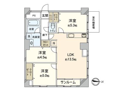 間取図(平面図)