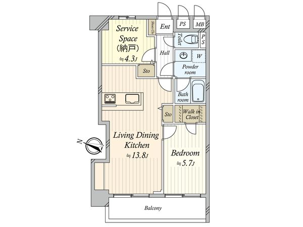 ライオンズマンション幡ヶ谷 間取図(平面図) 間取図(平面図)