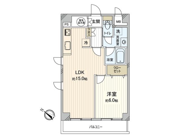 初台スカイレジテル 間取図(平面図)