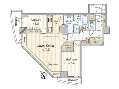 間取図(平面図)